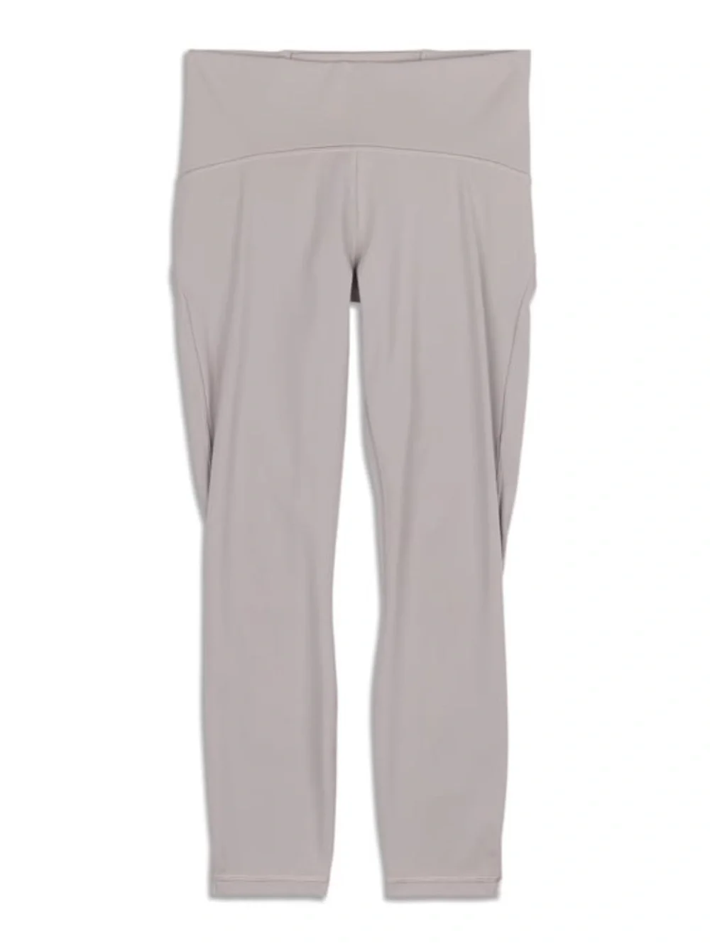 lululemon High-Waist Performance Leggings in Light Taupe and Mesh on Side Size 2